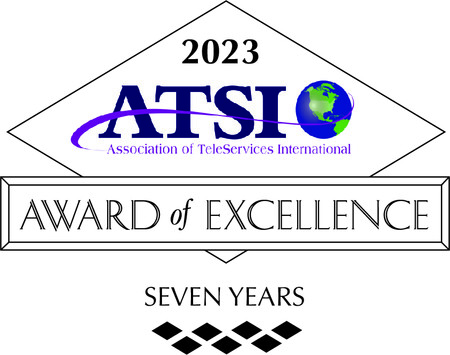 ASuperior Contact Center recognized with ATSI Award of Excellence for the 7th consecutive year
